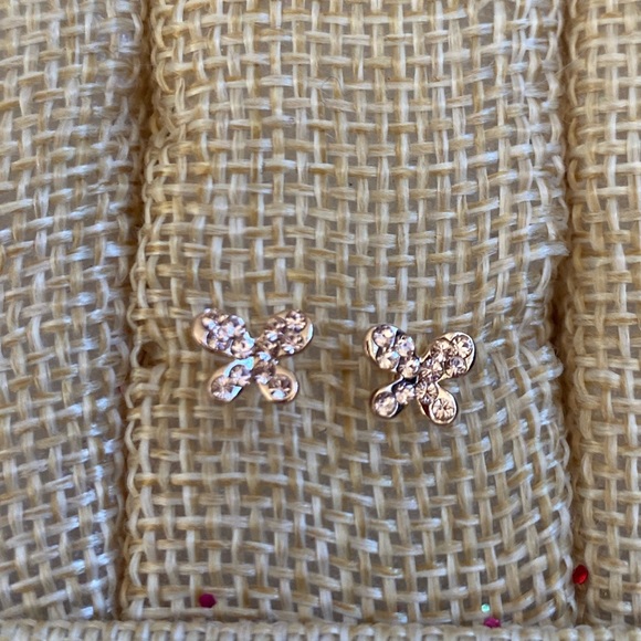 Gold earrings - Picture 2 of 3